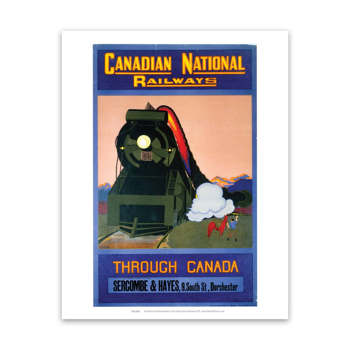 Canadian National Railways - Through Canada Art Print