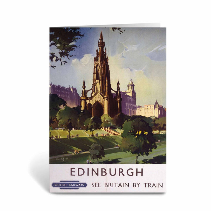 Edinburgh - the Scott Monument British Railways Greeting Card