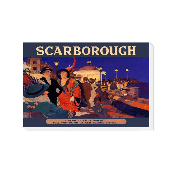 Scarborough - Nightlife at the seafront - Canvas