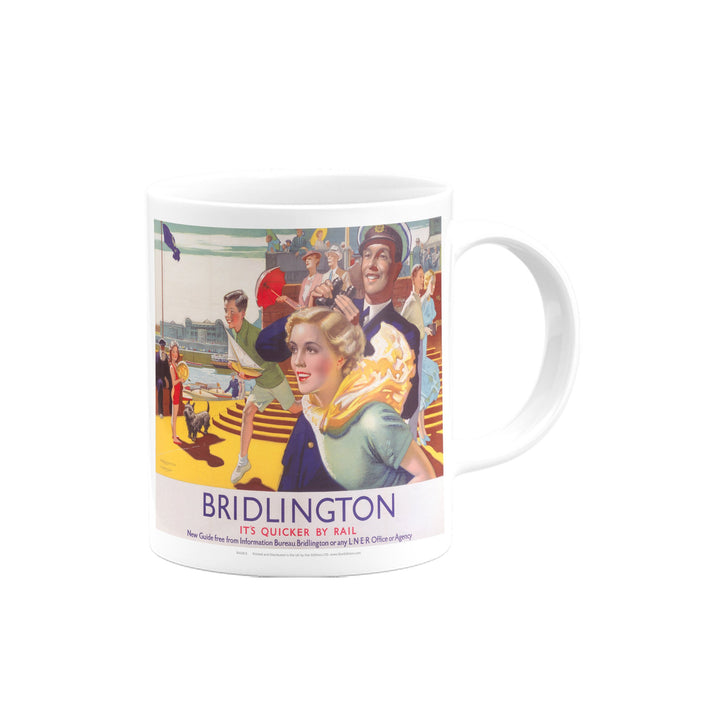 Bridlington, Quicker by Rail - seaside fun Mug