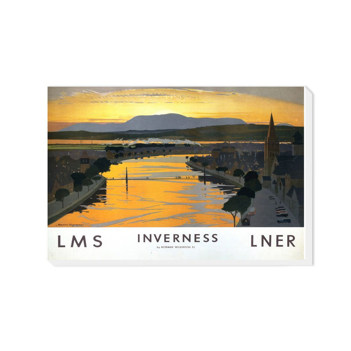 Inverness by Norman Wilkinson - Canvas