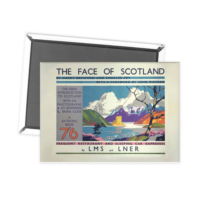 The face Of Scotland - Restaurant and Sleeping car Express Fridge Magnet