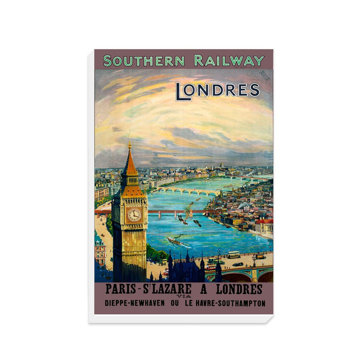 Southern Rail - Londres to Paris St Lazare - Canvas