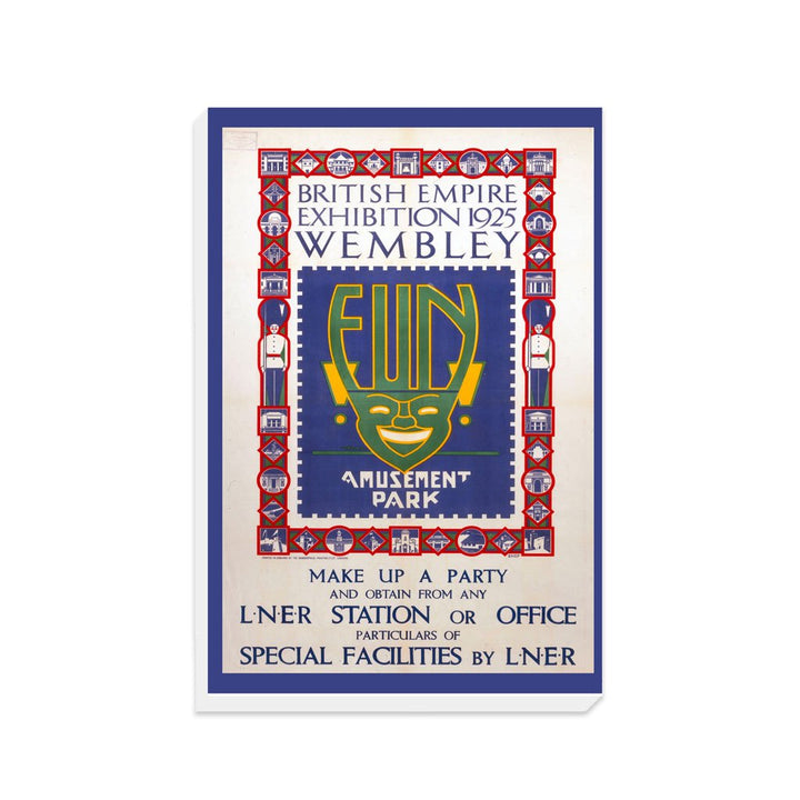 British Empire Exhibition - Fun Amusement Park - Canvas