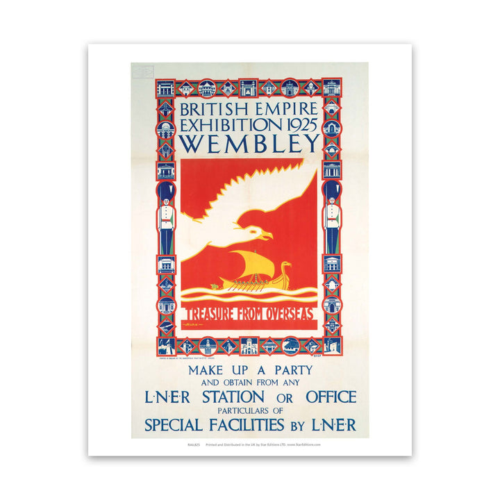 British Empire Exhibition - Treasure from overseas Art Print