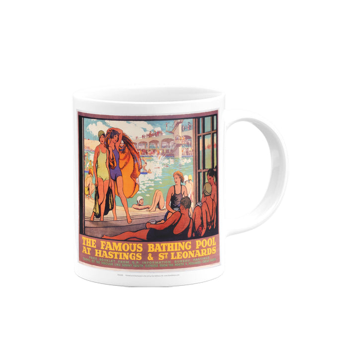 The Famous Bathing poll at Hastings and St Leonards Mug