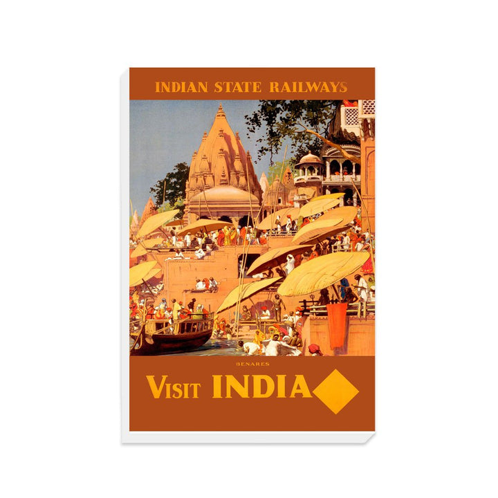 Visit India, Benares - Indian State railways - Canvas