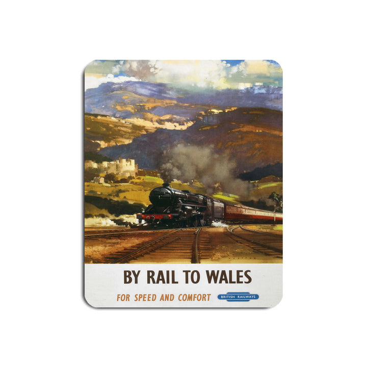 By Rail to Wales for speed and comfort - British Railways - Mouse Mat