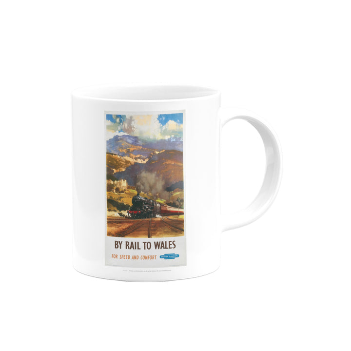 By Rail to Wales for speed and comfort - British Railways Mug