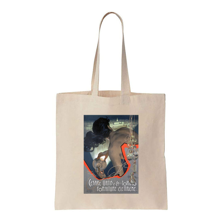 Cesare Urtis Co-Torino Forniture Elettriche - Canvas Tote Bag