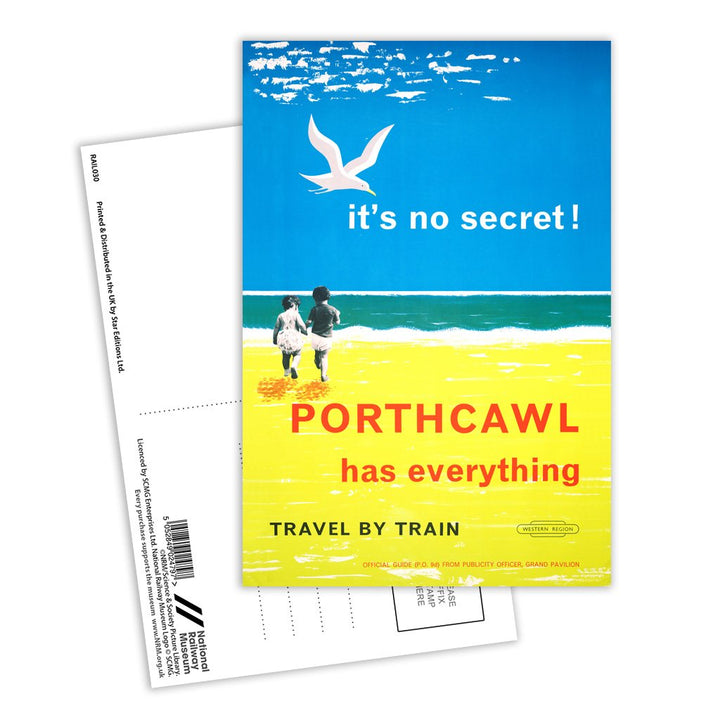 Porthcawl has everything - Travel by Train Postcard Pack of 8