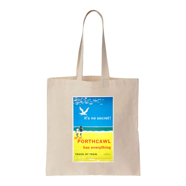 Porthcawl has everything - Travel by Train - Canvas Tote Bag