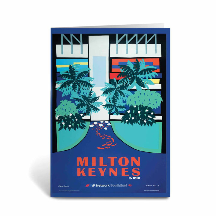 Milton Keynes by Train Greeting Card