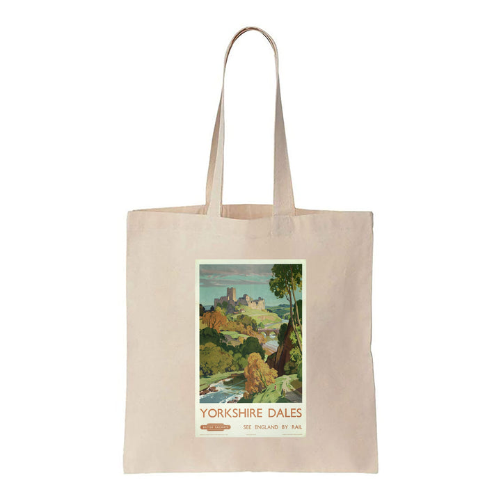 Yorkshire Dales - See England by Rail - Canvas Tote Bag
