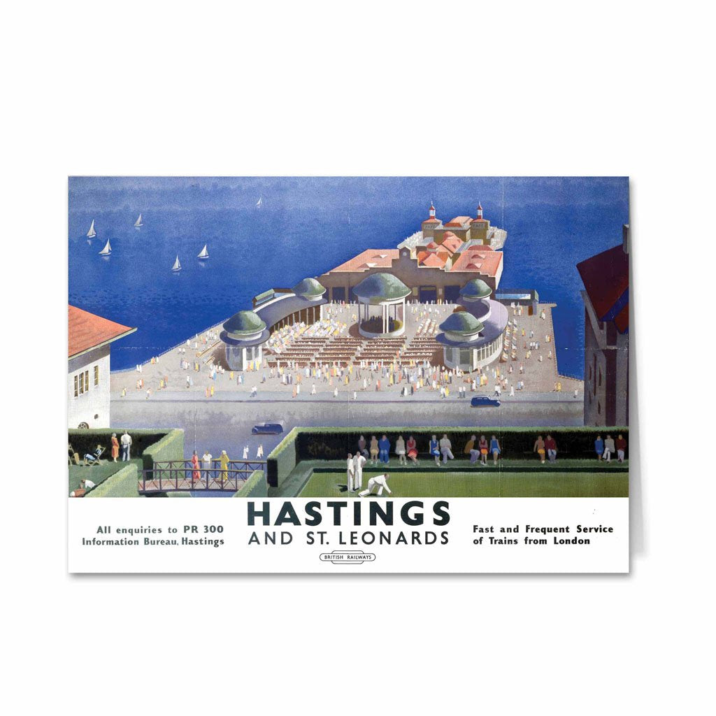 Hastings and St Leonards - Seaside pavillion Greeting Card