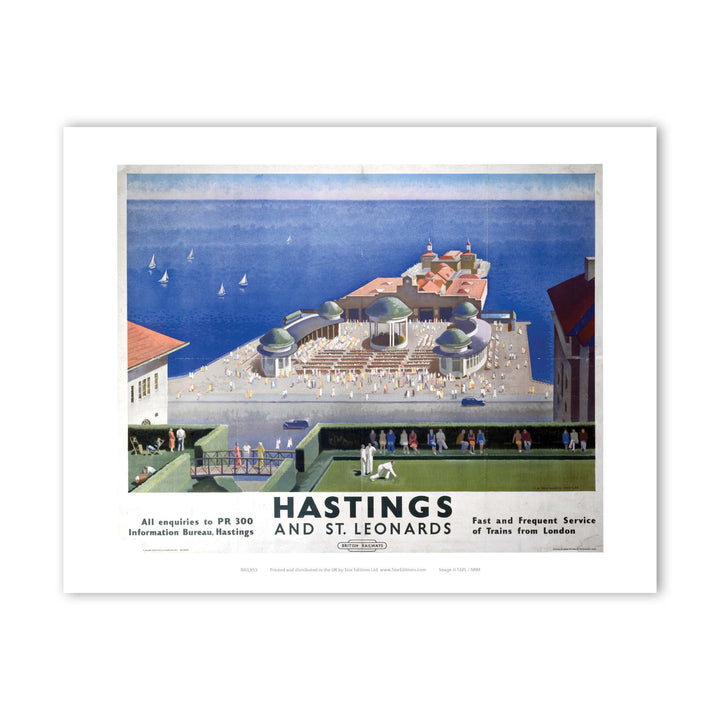 Hastings and St Leonards - Seaside pavillion Art Print