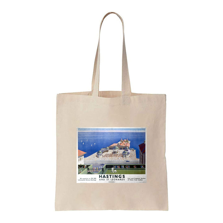 Hastings and St Leonards - Seaside pavillion - Canvas Tote Bag