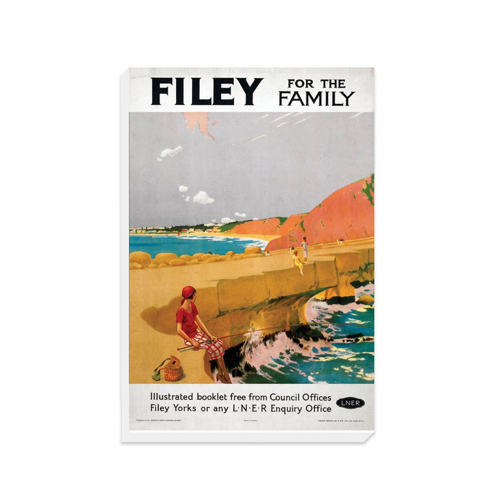 Filey for the Family - LNER - Canvas