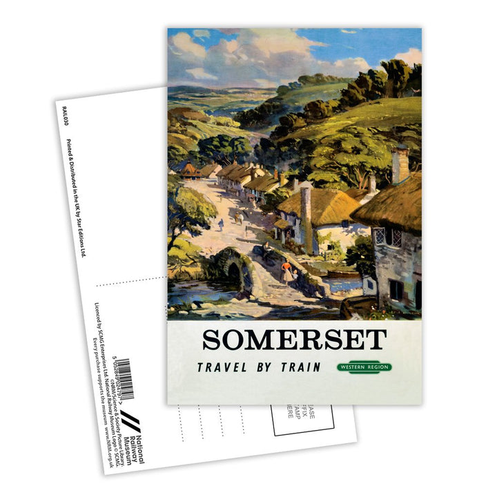 Somerset - British Railways Postcard Pack of 8