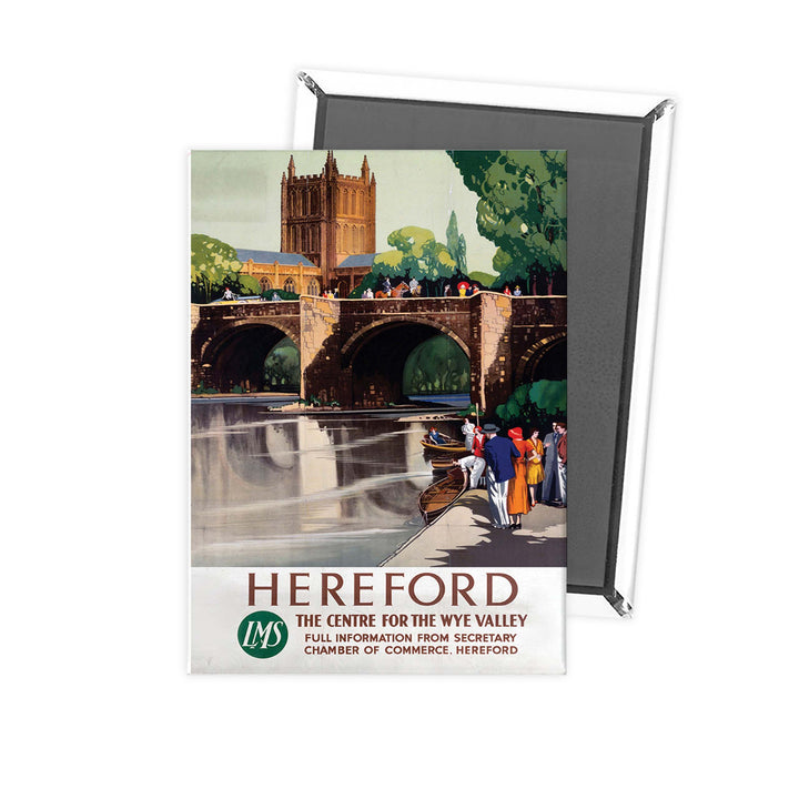 Hereford - Centre for the Wye Valley LMS Fridge Magnet