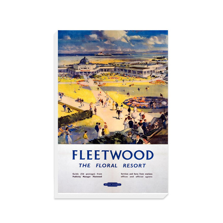 Fleetwood Floral Resort - British Railways - Canvas