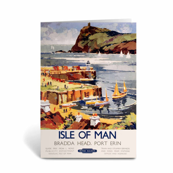 Isle Of Man - Bradda Head Port Erin Greeting Card