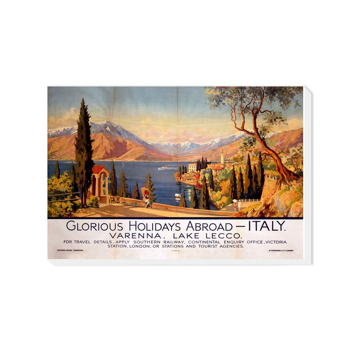 Italy Varenna Lake Lecco - Glorious Holidays Abroad - Canvas