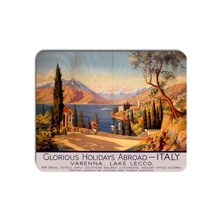 Italy Varenna Lake Lecco - Glorious Holidays Abroad - Mouse Mat