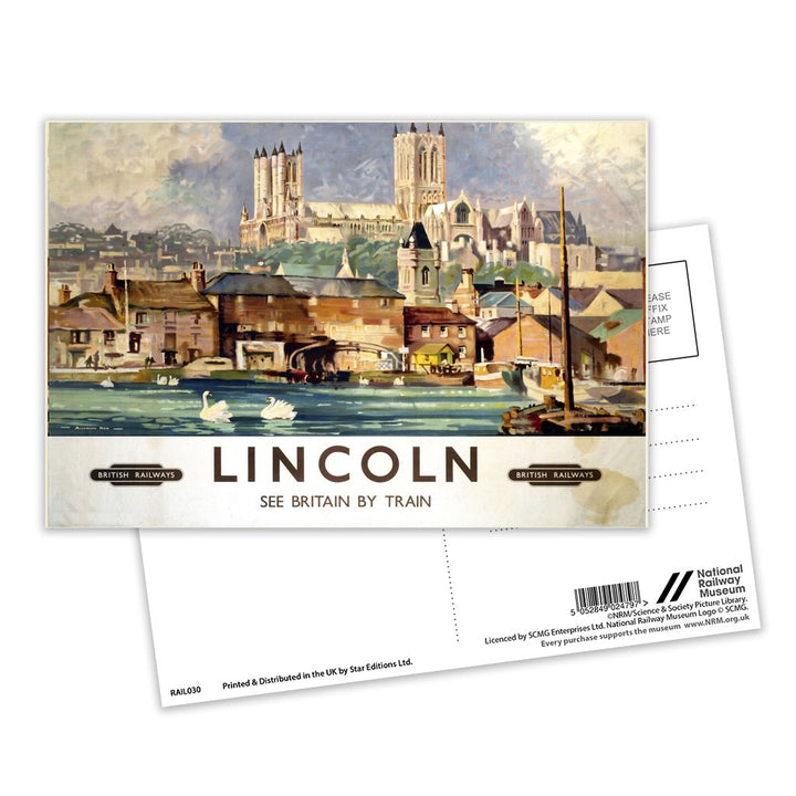 Lincoln - British Railways Postcard Pack of 8