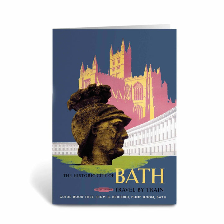 Historic City of Bath - Travel by train Greeting Card