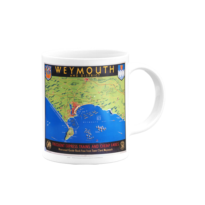 Weymouth and district map Mug