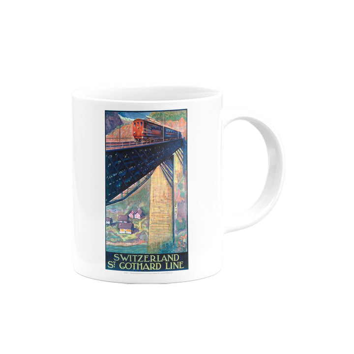 Switzerland St Gothard Line Mug