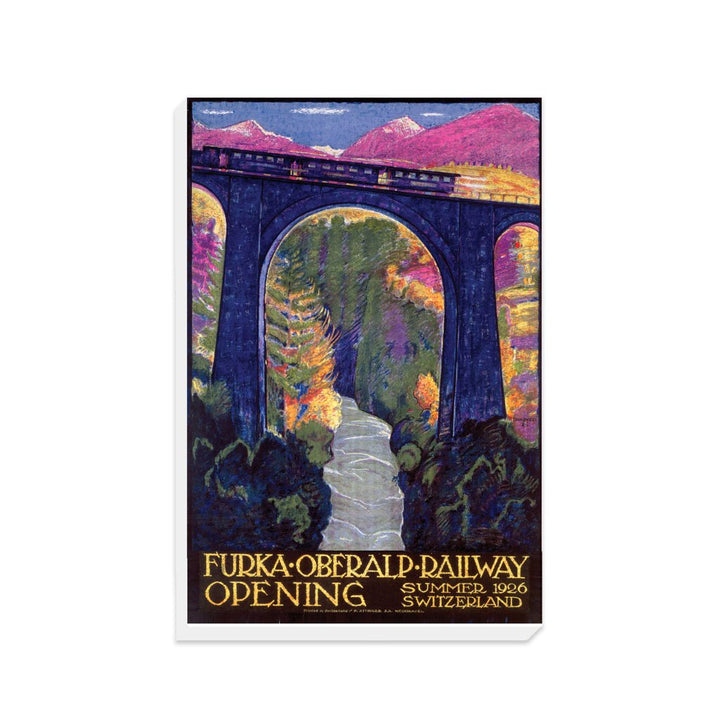 Furka Oberalp Railway Opening - Switzerland - Canvas