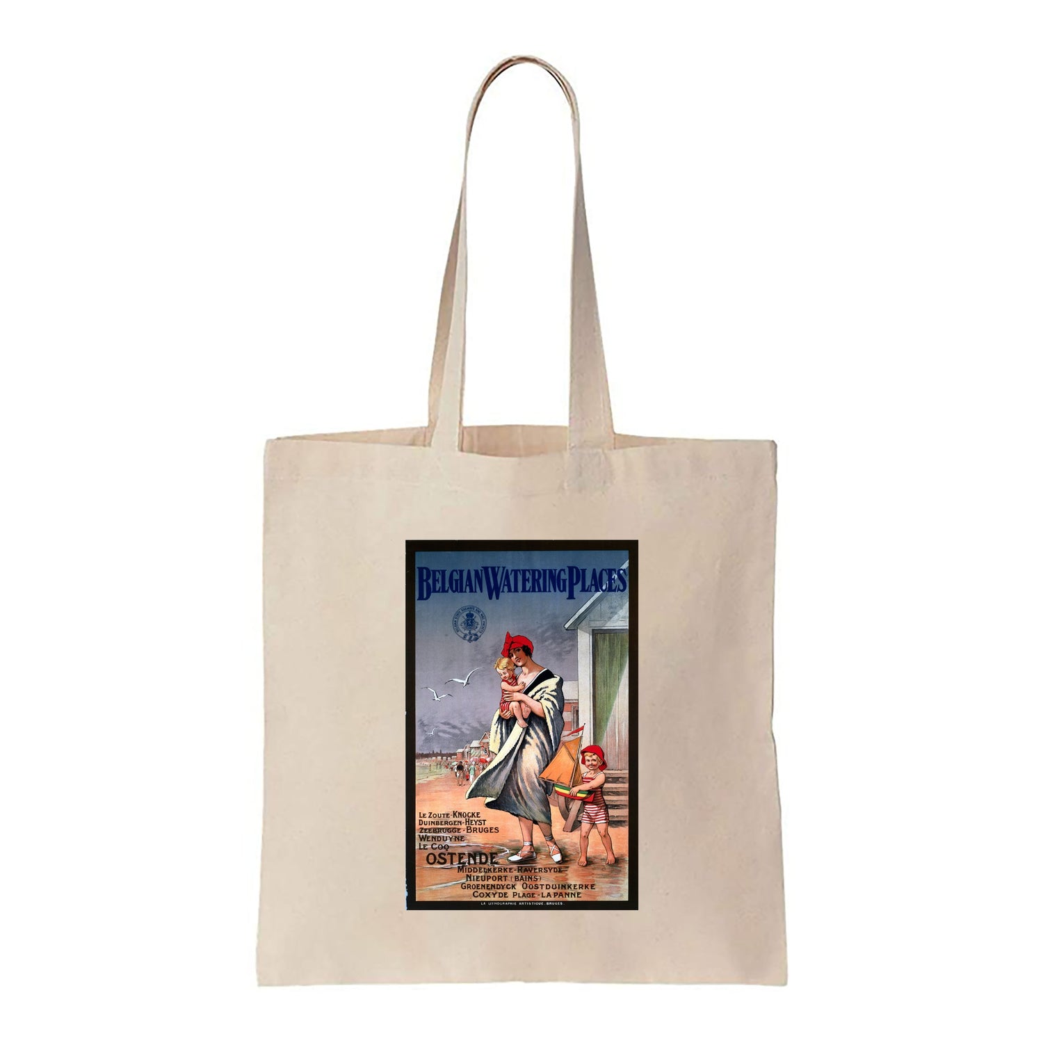 Belgian Watering Places - Ostende - Canvas Tote Bag