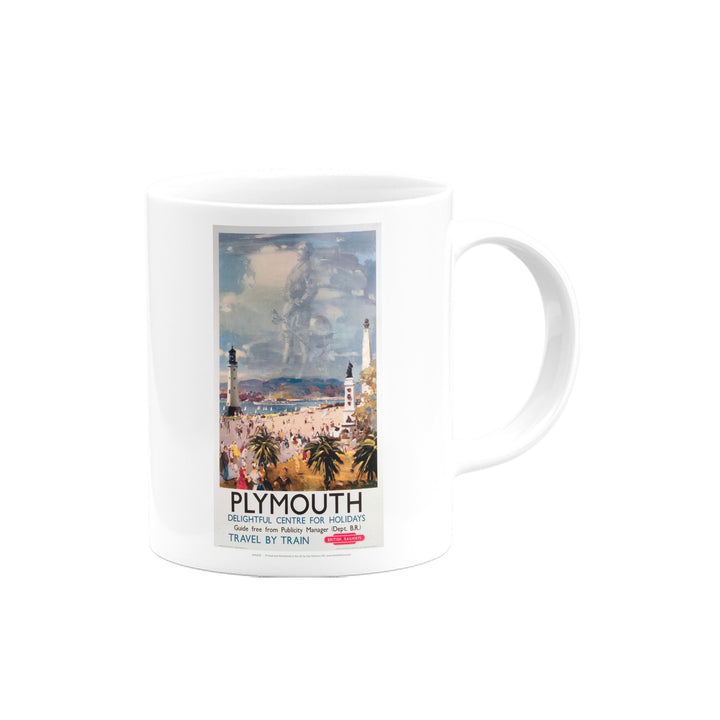 Plymouth delightful centre for holidays - Travel by train Mug