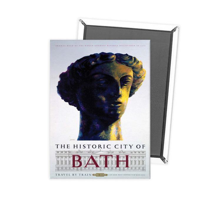 City of Bath - Head of Roman Goddess Minerva Fridge Magnet