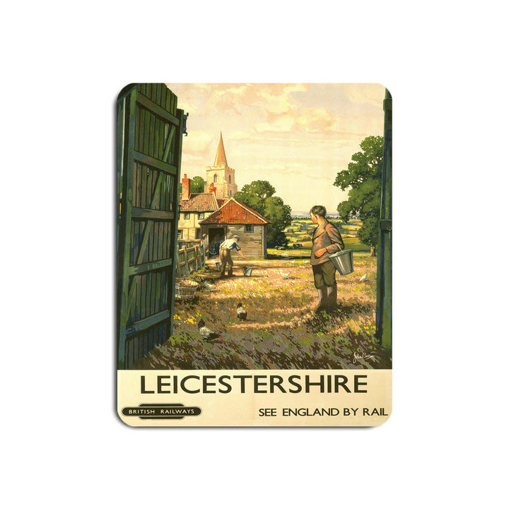 Leicestershire Farm - See England by rail - Mouse Mat