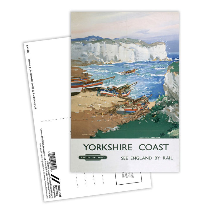 Yorkshire Coast - See England by Rail Postcard Pack of 8