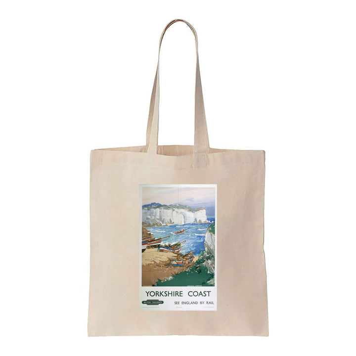 Yorkshire Coast - See England by Rail - Canvas Tote Bag
