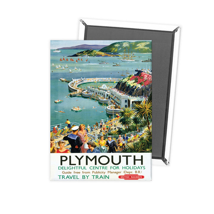 Plymouth - Seaside Delightful Center for holidays Fridge Magnet