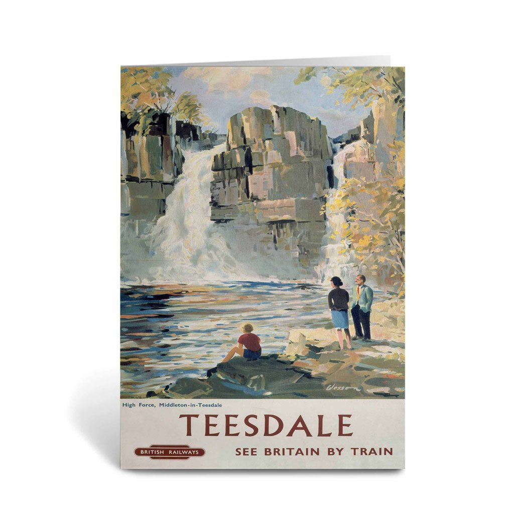 Teesdale - High Force Middleton-in-Teesdale Greeting Card