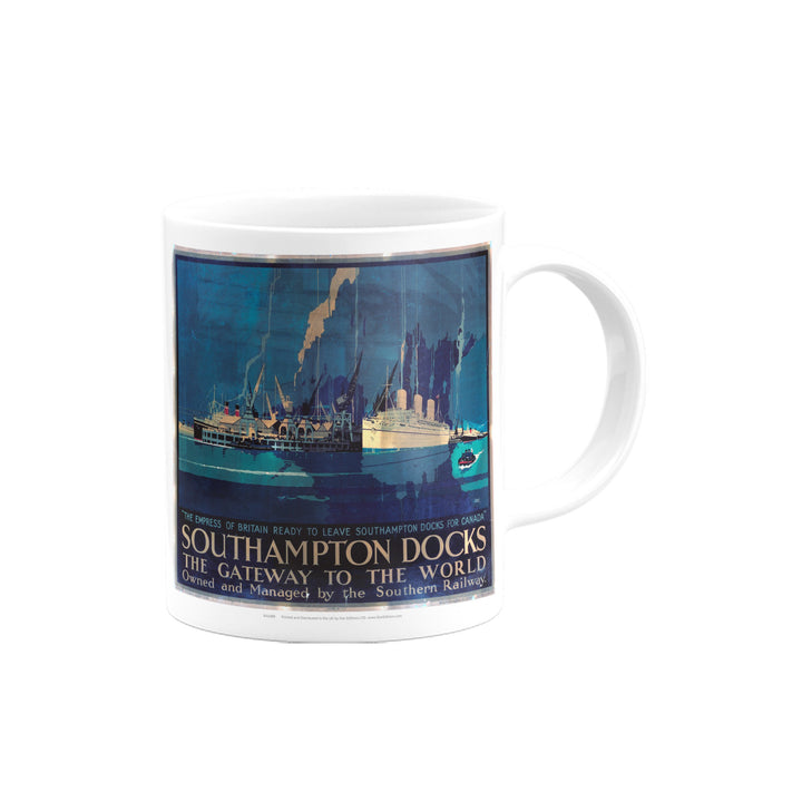 Southampton docks - Gateway to the world Mug