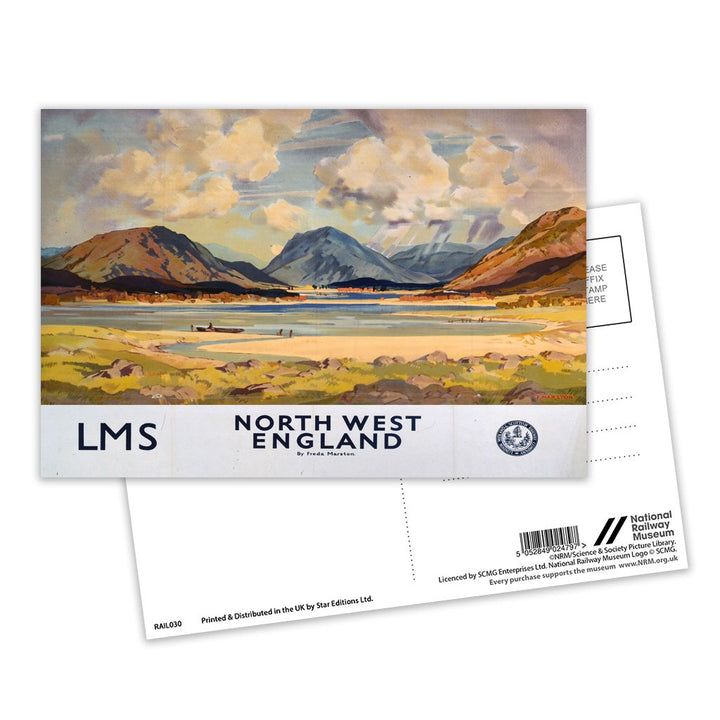 North West England - LMS Postcard Pack of 8