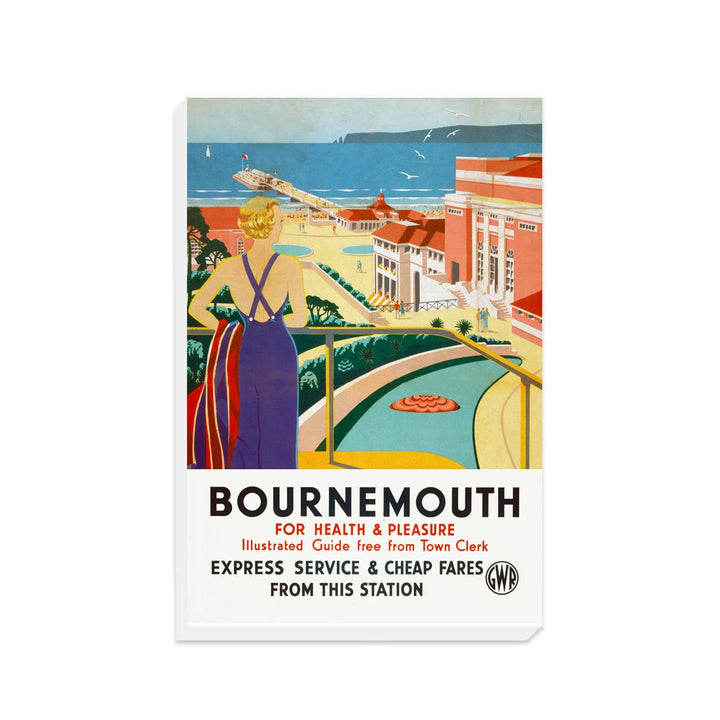 Bournemouth for health and pleasure - GWR - Canvas