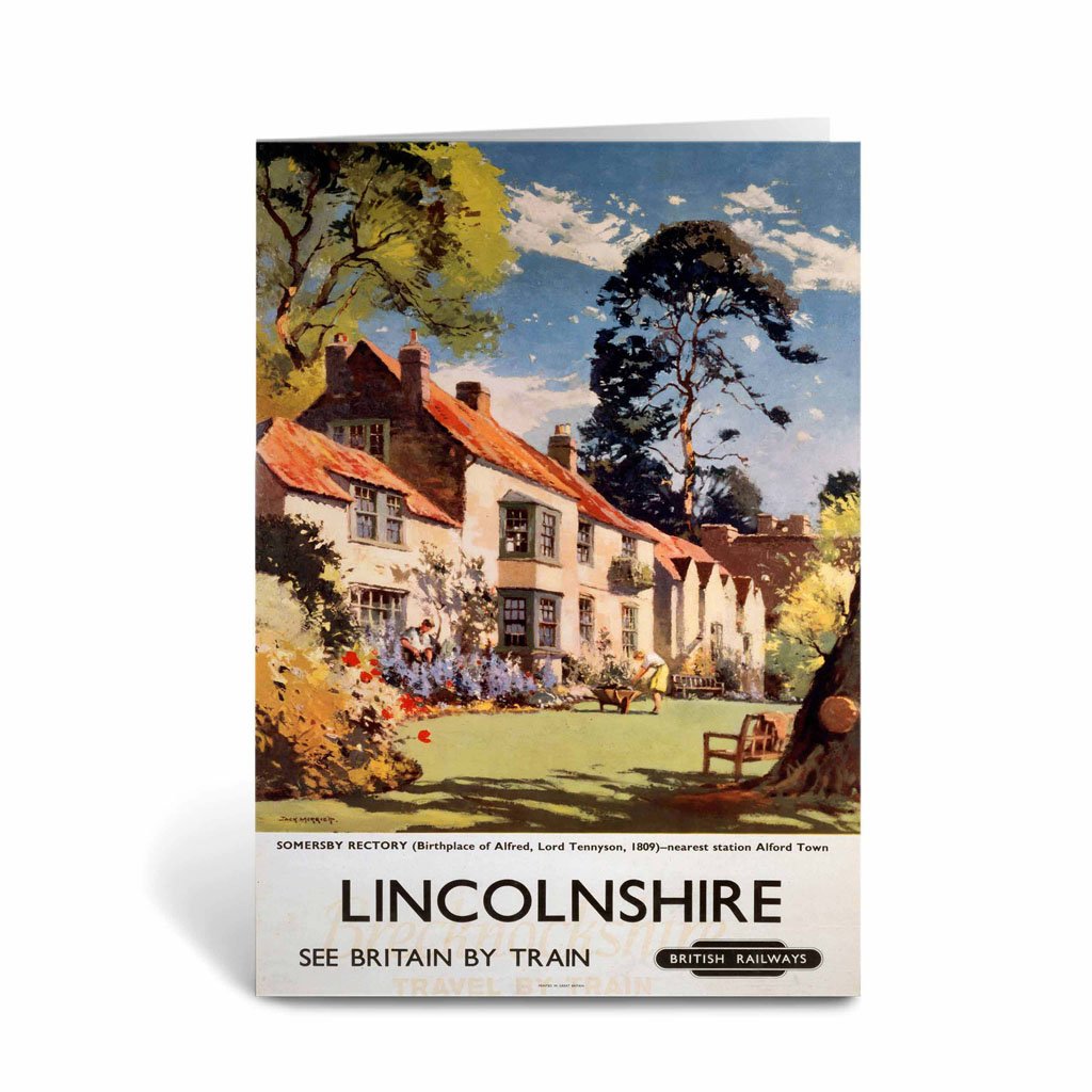 Lincolnshire, Somersby Rectory Greeting Card