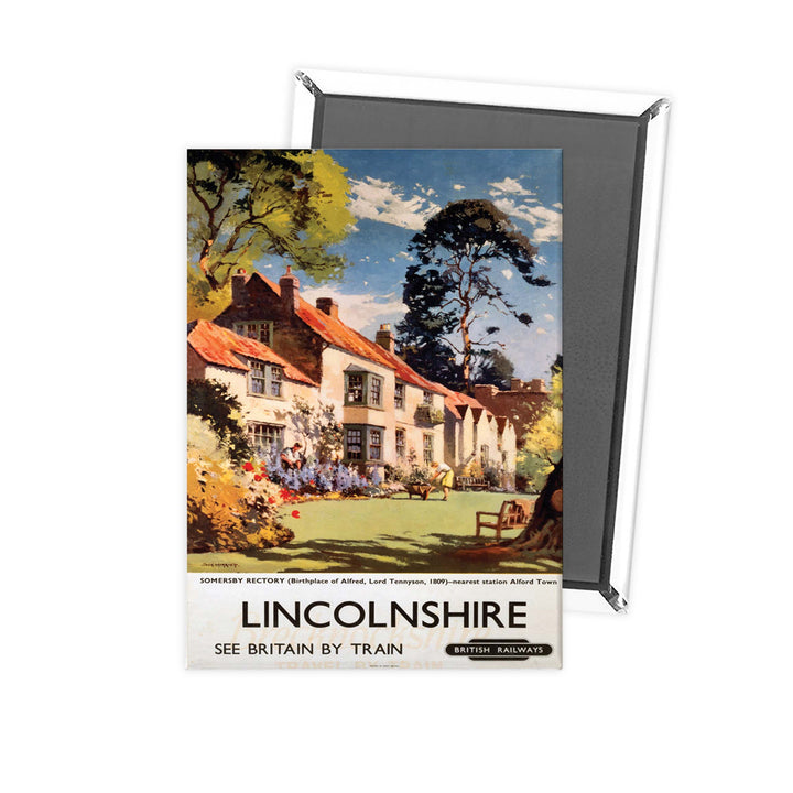Lincolnshire somersby Rectory Fridge Magnet