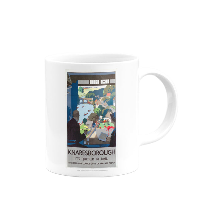 Knaresborough - Quicker By Rail LNER Mug