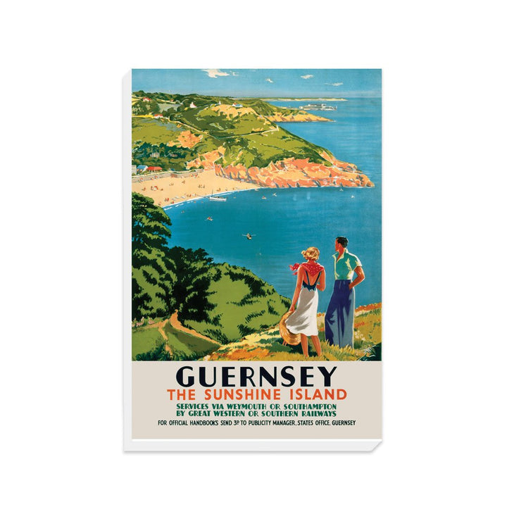 Guernsey Sunshine Island - Via Weymouth or Southampton - Canvas