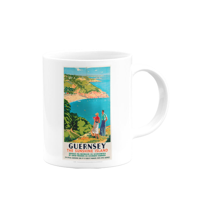 Guernsey Sunshine Island - Via Weymouth or Southampton Mug