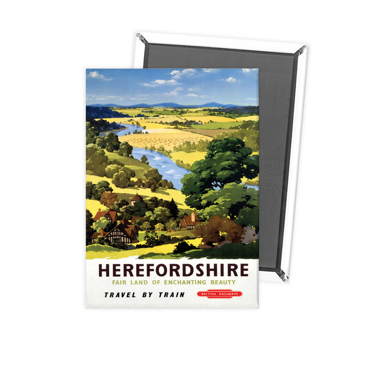 Herefordshire - Land of Enchanting Beauty Fridge Magnet